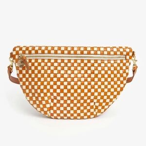 Clare V Grande Fanny Checkered